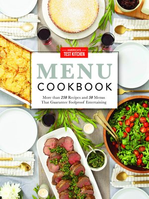 cover image of America's Test Kitchen Menu Cookbook